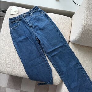 Peppermayo Deep Blue Straight Leg Jeans
